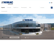 Tablet Screenshot of nimacgroup.eu